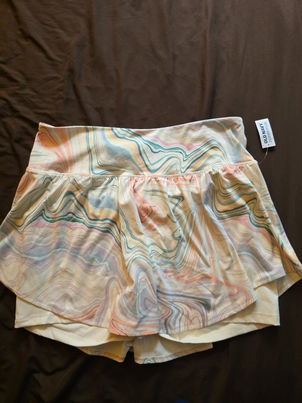NWT Old Navy Size 2X Tie Dye Athletic Skort